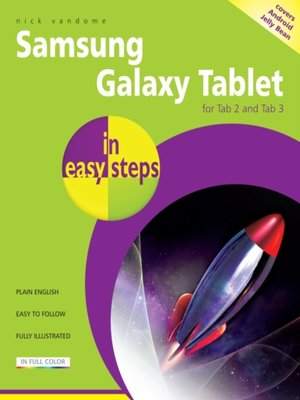 cover image of Samsung Galaxy Tablet in easy steps